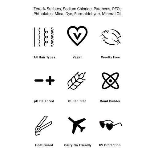 Roze + Quartz® Super 7 Leave-In Conditioner • Seven Benefits for All Hair Types (0.85oz)