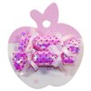 10 Pairs Girls' Hair Barrettes - 2 Each X 5 Hard Candy Pastel Color Assortment.