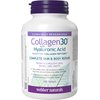 Webber Naturals Collagen30 with Hyaluronic Acid, Bioactive Collagen Peptides, 180 Tablets, Helps Reduce Eye Wrinkles and Fine Facial Line, Non GMO
