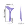 3 Pcs All In One Eyeliner Stencils Wing Tips + Eyeshadow and Eyeliner Stencils Pad, Eyeliner Aid Eyebrow Pencil Stencils Eye Makeup Tool for Beginners and Makeup Masters - Purple