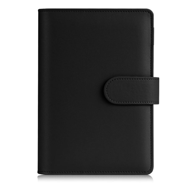 Sooez A6 Binders, Budget Binder, 6 Ring Binder, Notebook Binder, Planner Binder with Magnetic Buckle Closure, A6 Leather Binder for Women, Savings Binder, Budget Books, Refillable Notebook