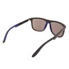 Carrera Men's Black In Matt, Blue Frame/Black With Blue Mirrored Style Lens Non-Polarized Sunglasses 58 0
