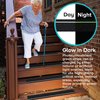 LifeGrip Anti Slip Traction Treads with Glow in Dark Stripe (10-Pack), 4" X 28", Best Grip Tape Grit Non Slip, Outdoor Non Skid Tape, High Traction Friction Abrasive Adhesive for Stairs Step