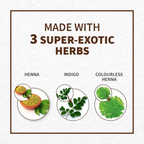 Indus Valley Bio Organic Natural Henna Hair Color Indigo Black 100gm| 100% Gray Hair Coverage And Long Lasting Hair Dye | Vegan and Cruelty-Free