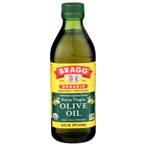 Bragg Olive Oil, Organic Extra Virgin, 16 fl oz