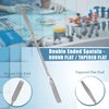A2Z Lab Spatula Stainless Steel, Long Medicine, Gel, Paste & Creams Handling Spatula, Micro Sampling Transfering Double Ended Spatula Tapered Arrow End Flat Ends - Laboratory Supplies - 9 inch