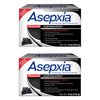 Asepxia with Activated Charcoal Purifying Effect Acne Treatment Bar Soap with Salicylic Acid, 4 Ounce (Pack of 2)