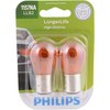 Philips Automotive Lighting 1157NALLB2 LongerLife Miniature Bulb, 2 Pack