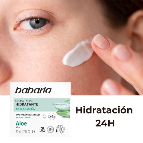 Babaria Natural Aloe Vera 24hr Moisturising Face Cream 50ml