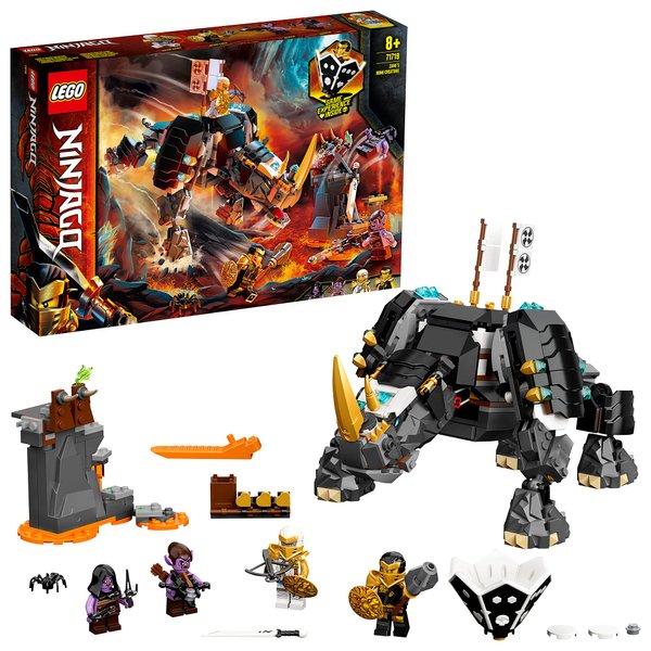 Ninjago Lego 71719 Zane's Mino Creature 2in1 Building Set & Board Game