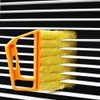 Window Venetian 7 Finger Dusting Cleaner Tool Mini Blind Duster Brush Dust Clean Venetian Blind Brush Window Air Conditioner Duster Dirt Cleaner Housework Tool, Washable