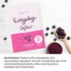 FACETORY K Beauty Face Mask Skin Care - Everyday ACAI Rejuvenating Sheet Mask | Plant-Based with Acai Infusion (10 Pack)