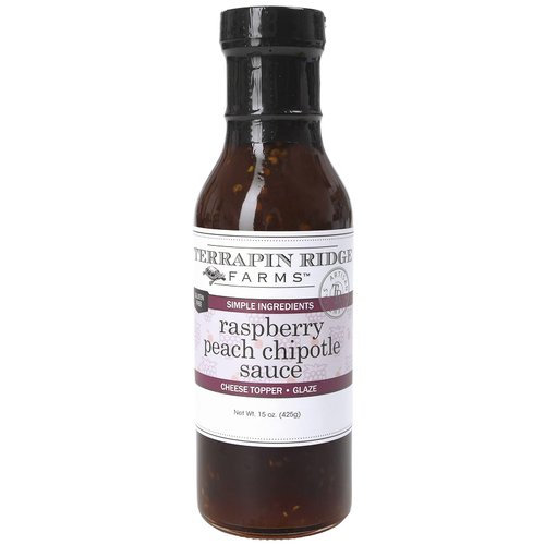 Terrapin Ridge Farms Raspberry Peach Chipotle Sauce – One 15 Fluid Ounce Bottle