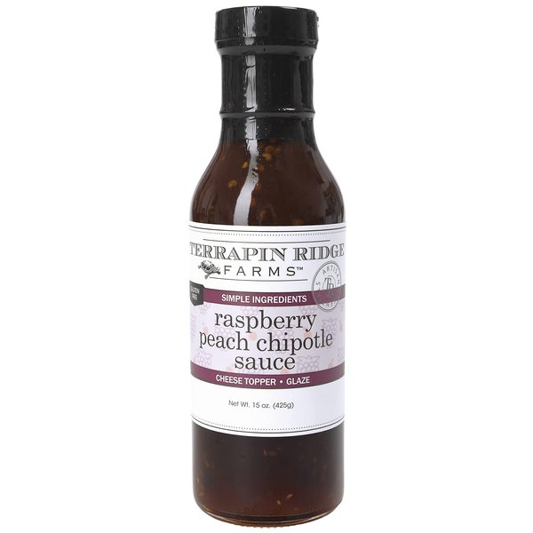Terrapin Ridge Farms Raspberry Peach Chipotle Sauce – One 15 Fluid Ounce Bottle