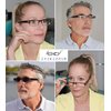 Eyekepper 4 Pack Classic Reading Glasses for Women and Men Include Reading Sunglasses Two-Tone Readers +2.00