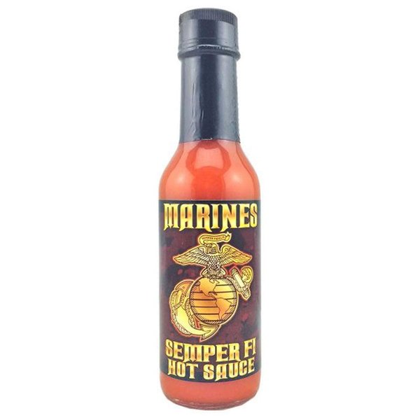Semper Fi Habanero Marine Corps Hot Sauce 5oz (Pack of 6)