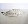 Gold or silver leaf hair clip clamp barrette (Primary color: Gold)