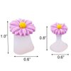 BlingKingdom 16pcs Daisy Toe Separators Silicone for Pedicure Nail Polish Gel Foot Toe Spacers Pedicures Nail Art Tools