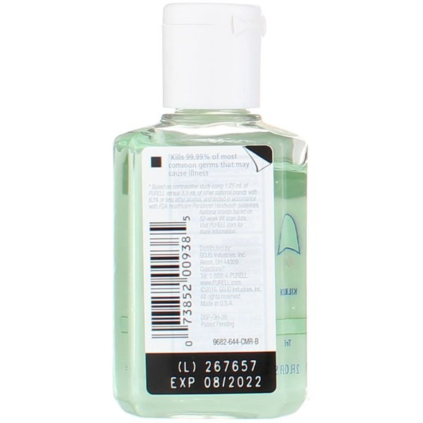 Purell Advanced Hand Sanitizer Refreshing Aloe 2 oz (Pack of 2)