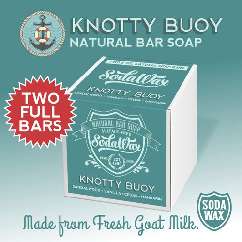 SodaWax™ Natural Bar Soap (2-Pack) KNOTTY BUOY (10oz/280g) Any 3 Items SHIP FREE