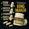 Velmira™ .King Maker Supplement for Men 13-in-1.Sugar-Free .Energy Support .Muscle Recovery.Health Support -Zinc-Tongkat Ali -Maca-Magnesium-Vitamin D3. Supplement.120 Capsules-(1) kin .Pack of 1