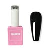 FZANEST Black Gel Nail Polish,15ml Fall Winter Gel Polish Nail Colors Soak Off UV LED Nail Art Starter Manicure Salon DIY at Home, 0.51 OZ