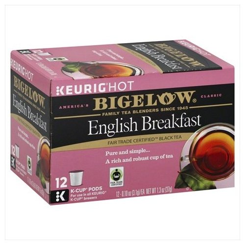 Bigelow English Breakfast Black Tea K-Cup Pods - Case Of 6 - 12 Ea