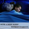 Ntomtuex Sensory Bed Sheet for Kids Compression Reduced Pressure Weighted Blanket to Keep Nice Sleeping Comfortable with Light Breathable Polyester, Blue, 38"x60"