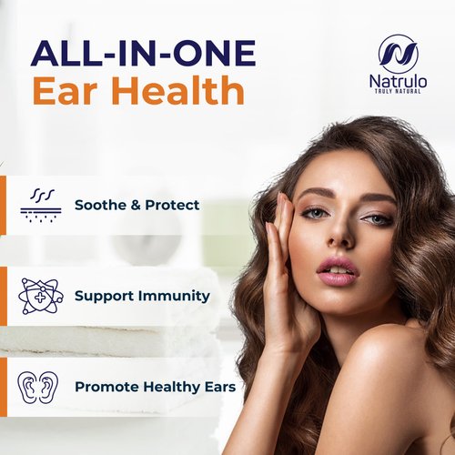 Natural Ear Drops for Ear Infection – Herbal Eardrops for Adults, Children & Pets – Soothes Discomfort, Ear Aches, Itchy Ears, Swimmer's Ear, & Loosens Wax – Kids Safe Ear Oil Made in USA