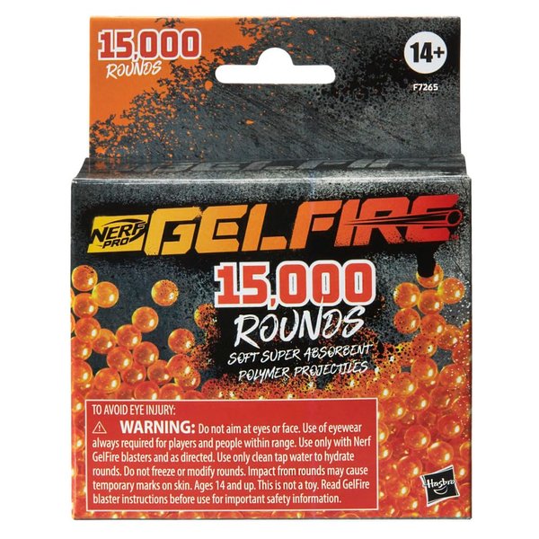 NERF Pro Gelfire Refill, 15000 Gelfire Rounds, for Use Gelfire Blasters, Outdoor Games for Ages 14 & Up
