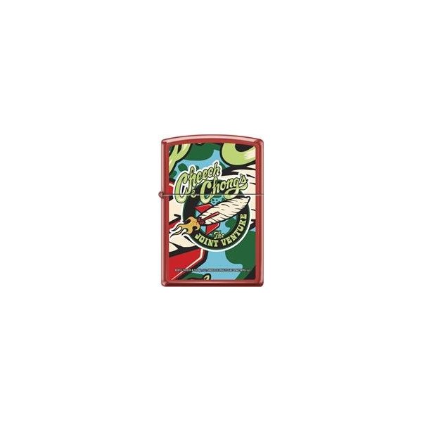 Cheech & Chong - Joint Venture - Red Matte Zippo Windproof Lighter