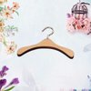 Toyvian Kids Hangers Dollshouse Ornament 10Pcs Doll Clothes Doll Accessory Mini Hangers for Earrings 18 inch Doll Hangers Hanger Miniature Wooden 18 Inch Clothes Kids Earrings