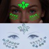 Coridy Face Gems Adhesive Glitter Jewel Tattoo Sticker Halloween Gems Rave Party Body Makeup for women (B-drop)