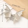 2PCS Bat Hair Clips Halloween Hair Claw Clip Non Slips Jaw Clips Punk Hair Barrettes Accessories for Women Hair Styling Day of the Dead Hair Decorations