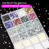 YGDZ Rhinestones, 10000 PCS Nail Rhinestones, Rhinestones for Crafts, Nails, Nail Pearls, Gems Stones with Storage Organizer Box, Resin Flatback Rhinestones Set, Nail Accessories for DIY Nail