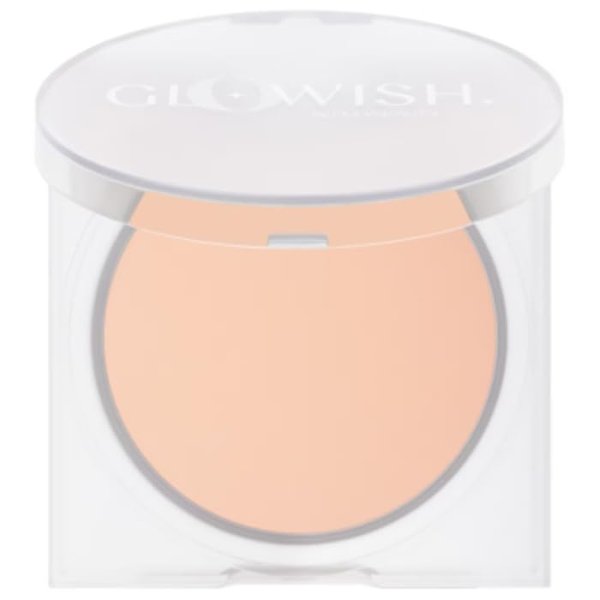 HUDA BEAUTY GloWish Lightweight Blurring Pressed Powder 00 Porcelain