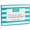 BRUBAKER Bath Bombs Gift Set "Oh là là Chérie" - 6 Handmade Luxury Spa Bath Fizzies - All Natural, Vegan, Organic Ingredients - Coconut Oil Moisturizes Dry Skin