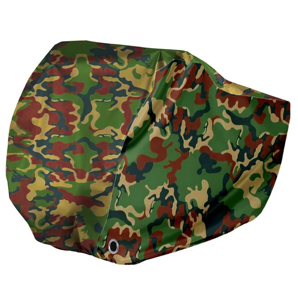 Camouflage Bicycle Cover For 2~3 Bikes, Maveek Waterproof Cycle Bike Ebike Cover With Lock Hole, Dustproof UV Resistant Travel Outdoor Protection Indoor Storage