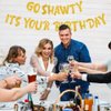 BEISHIDA Gold Go Shawty It's Your Birthday Banner,NO DIY,Hip Hop Theme Happy Birthday Banner,21st, 30th, 40th, 50th, 60th, 70th Birthday Decorations,Birthday Party Supplies and Gifts