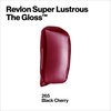 Revlon Lip Gloss, Super Lustrous The Gloss, Non-Sticky, High Shine Finish, 265 Black Cherry, 0.13 Oz