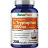 NusaPure L-Tryptophan 1500mg 200 Vegetarian Caps (Non-GMO, Vegan) Bioperine