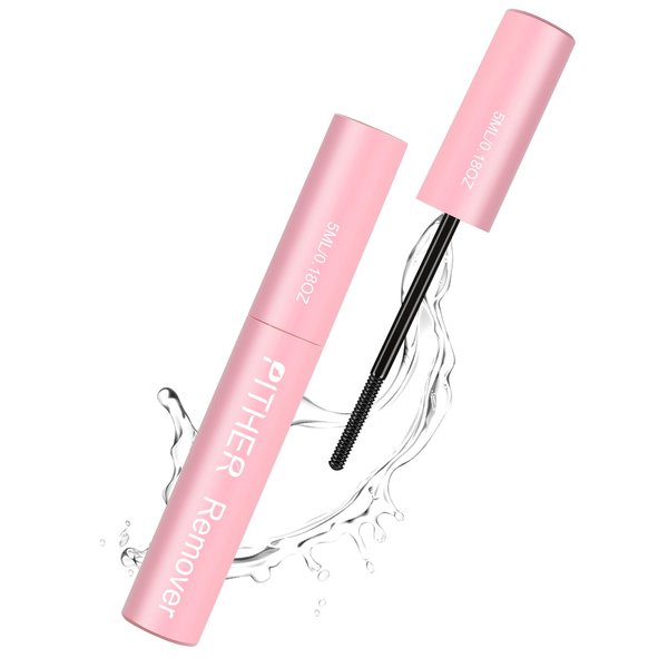 Lash Remover for Lash Extensions 5ml, Eyelash Glue Remover Self-Use at Home DIY Eyelash Extension Remover Non-irritating Soothing Oil Texture Lash Clusters Clear Remover PITHER