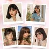 Wipsy Bangs Clip In Hair Extensions 100% Real Human Hair Bangs 360° Coverage Fake Bangs for Women's Daily Wear Curved Style