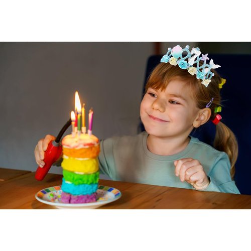 7th Birthday Crown for Girls, 7th Birthday Headband for Girls, 7th Birthday Tiara for Girls 7th Birthday Decoration for Girls 7th Crown with Mermaid Starfish for Girls 7 Year Old Disposable Blue