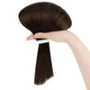 Hetto Tape in Hair Extensions #2 Darkest Brown Tape in Extensions Real Human Hair 22 Inch Silky Remy Hair Tape in Extensions Straight 22 Inch 50g 20Pcs