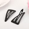 30 Pcs Metal Snap Hair Clips Triangle Hair Pins Hairpins No Slip Hair Barrettes Simple Hair Grip DIY Craft Hair Accessories for Women Girls Kids Silver