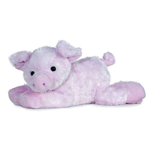 Aurora® Adorable Flopsie™ Piggolo™ Stuffed Animal - Playful Ease - Timeless Companions - Pink 12 Inches