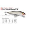 Rapala Original Floater 07 Fishing lure (Silver, Size- 2.75), 9, Firetiger
