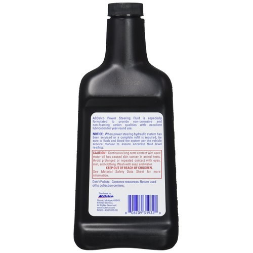 ACDelco GM Original Equipment 10-5074 Power Steering Fluid - 16 oz