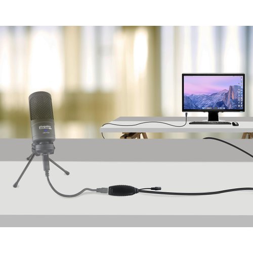 Plugable 10 Meter (32 Foot) USB 3.0 Active Extension Cable with AC Power Adapter, Back-Voltage Protection, and Driverless Technology